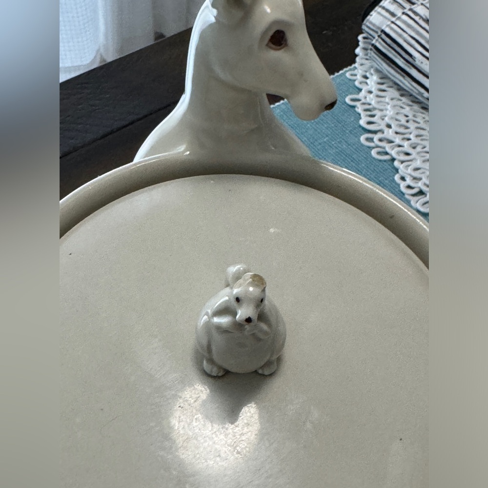Fitz And Floyd Ceramic Kangaroo Cookie Jar With Lid Vintage Canister Kitchen - Picture 6 of 11